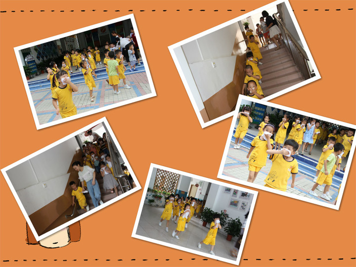 多一份防范，少一份危險                         ---遠恒佳花園幼兒園消防演習報道