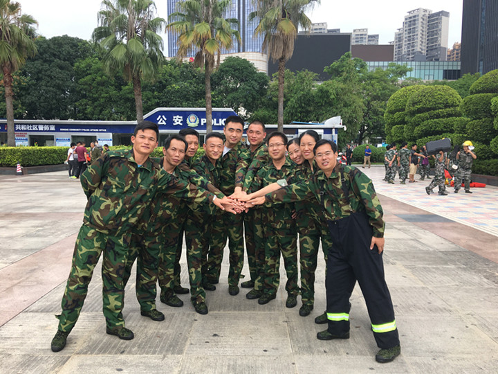 參與消防大比武，意識技術雙提升